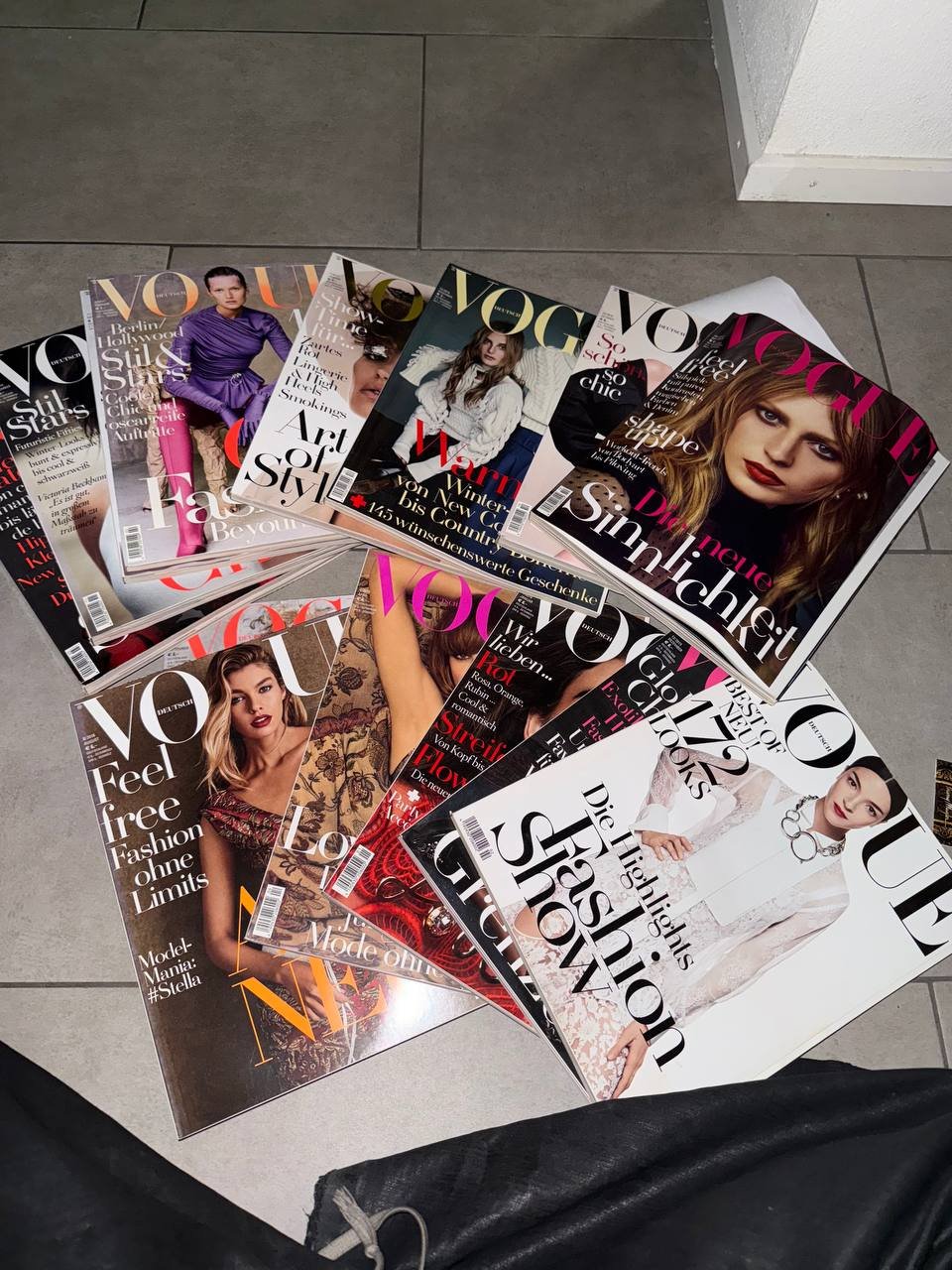 Vogue-Magazine Sammlung